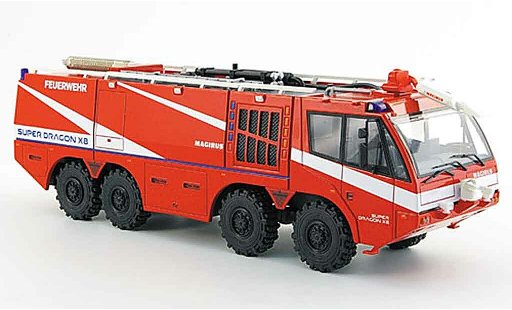 Magirus X8 Base 1/43 Schuco Iveco Super Dragon Flugfeld Loschfahrzeug coche miniatura