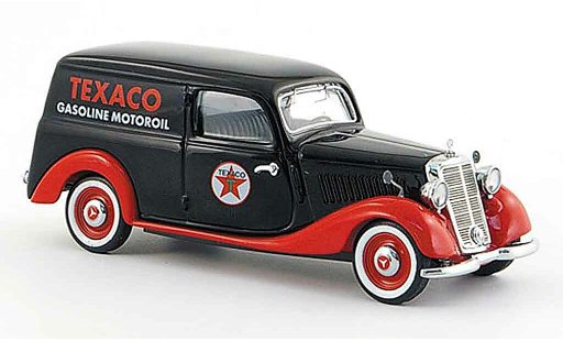 Mercedes 170 Base 1/43 Schuco V furgoneta Texaco negro rojo coche miniatura