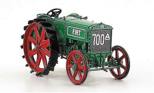 Fiat 700 A 1/43 Universal Hobbies verde 1928 coche miniatura