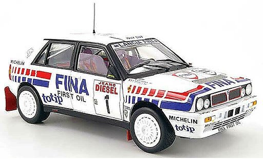 Lancia Delta HF Integrale 1/18 Sun Star 16v no.1 fina rallye san remo 1991 coche miniatura