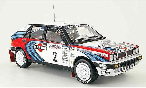 Lancia Delta HF Integrale 1/18 Sun Star 16v no.2 martini rallye gb 1991 coche miniatura