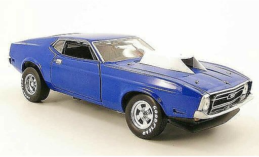 Ford Mustang Pro Stock 1/18 Sun Star azul coche miniatura