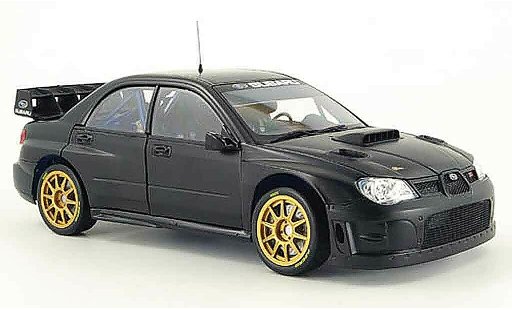 Subaru Impreza WRC 1/18 Sun Star negro flat negro plain version 2008 coche miniatura