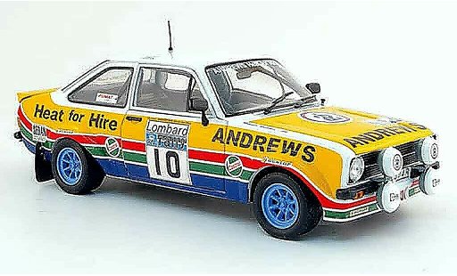 Ford Escort RS 1/18 Sun Star no.10 andrews lombard rallye gb 1979 coche miniatura