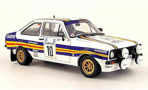 Ford Escort RS 1/18 Sun Star no.10 rothmans rallye akropolis 1980 coche miniatura