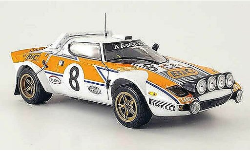 Lancia Stratos HF 1/18 Sun Star no.8 bic rallye grece 1978 coche miniatura