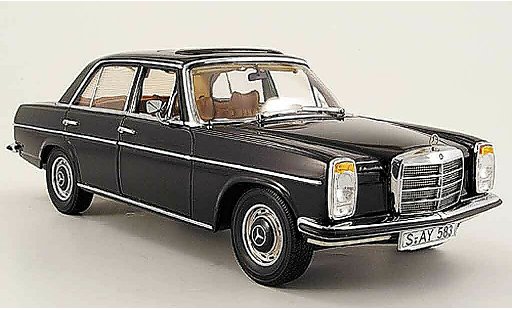 Mercedes Strich Base 1/18 Sun Star 8 (w 115) negro limousine 1968 coche miniatura