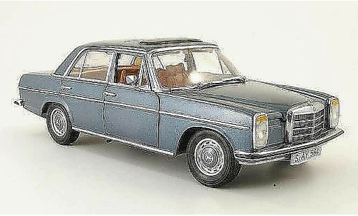 Mercedes Strich Base 1/18 Sun Star 8 (w 115) gris et azul limousine 1968 coche miniatura