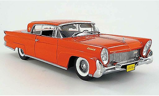 Lincoln Continental 1958 1/18 Sun Star mark iii hard top rojo coche miniatura
