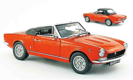 Fiat 124 Sport Spider 1/18 Sun Star bs1 rojo 1970 coche miniatura