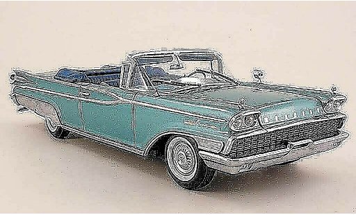 Mercury Parklane Convertible 1/18 Sun Star turquesa 1959 coche miniatura