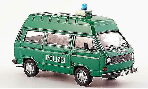 Volkswagen Combi Base 1/43 Premium Cls t 3 a hochraumbus police verde blanco coche miniatura