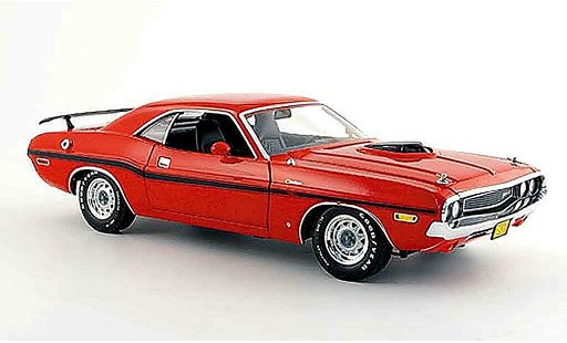 Dodge Challenger 1970 1/18 Greenlight r t 426 hemi rojo negro coche miniatura