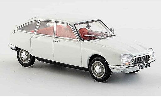 Citroen GS Berline 1/43 Norev creme blanco 1971 coche miniatura