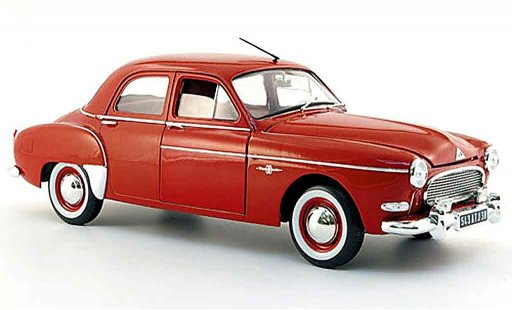 Renault Fregate Base 1/18 Solido rojo 1959 coche miniatura