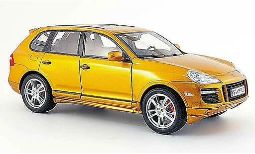 Porsche Cayenne GTS 1/18 Norev naranja 2008 coche miniatura