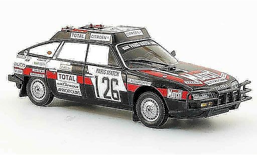 Citroen CX GTI 1/43 Norev 2400 no.126 rallye dakar 1981 coche miniatura