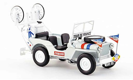 Jeep Willys Base 1/43 Norev Assistance Tour de France 1951 coche miniatura