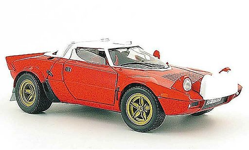 Lancia Stratos Stradale 1/18 Solido rojo blanco strassenversion 1974 coche miniatura