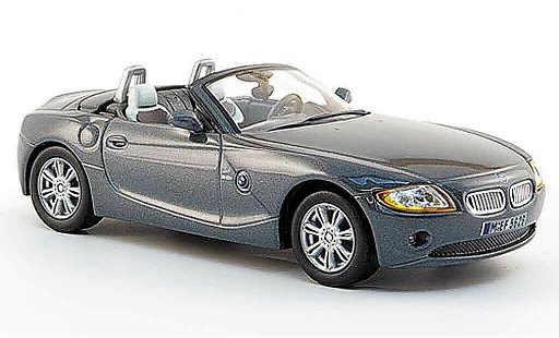 Bmw Z4 roadster 1/43 Solido E85 gris 2003 coche miniatura