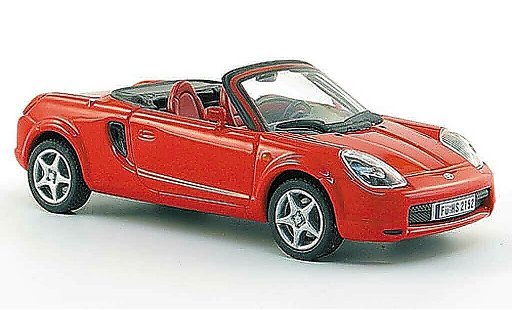 Toyota MR2 ZZW30 1/43 Solido 2 (W3) rojo 2000 coche miniatura