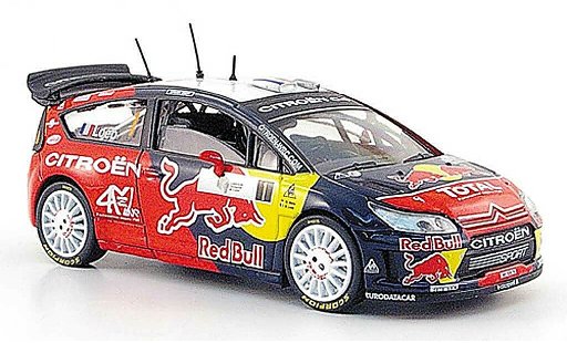 Citroen C4 WRC 2008 1/43 Solido No.1 Red Bull S.Loeb / D.Elena Tour de Corse coche miniatura