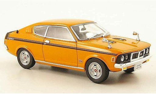 Mitsubishi Colt GTO 1/43 Norev MR galant naranja 1970 coche miniatura