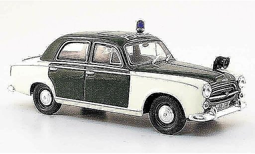 Peugeot 403 Berline 1/43 Norev Berlina police saarbrucken 1959 coche miniatura