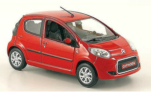 Citroen C1 Berline 1/43 Norev rojo 2009 coche miniatura