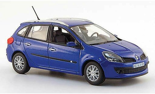 Renault Clio III 1/43 Norev Familiar azul 2007 coche miniatura
