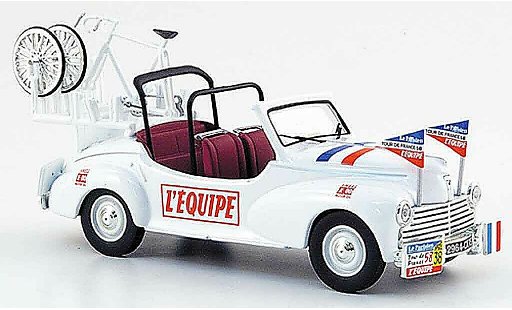 Peugeot 203 Berline 1/43 Norev assistance tour de france 1958 coche miniatura