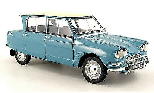 Citroen Ami 6 Berline 1/18 Norev azul blancoes techo 1963 coche miniatura