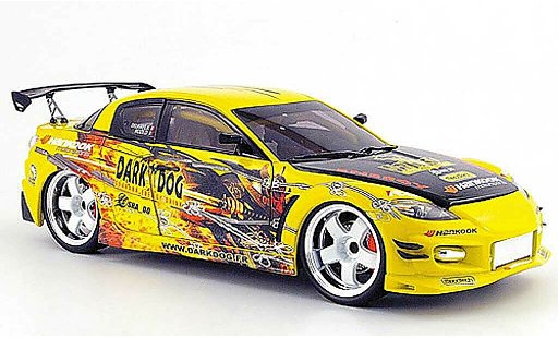 Mazda RX8 Base 1/18 Norev racing dark dog coche miniatura