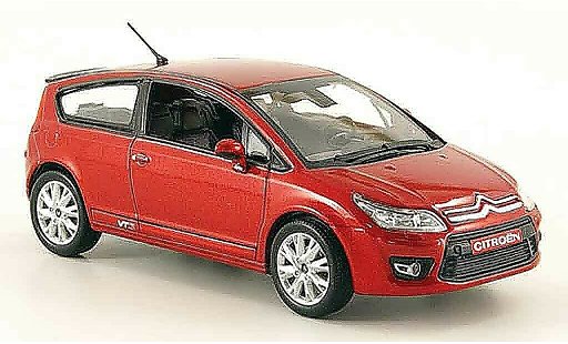 Citroen C4 Berline 1/43 Norev 3 turig rojo 2008 coche miniatura