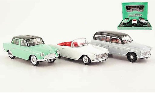 Simca P 60 Base 1/43 Norev 3er limousine cabrio y kombi coche miniatura
