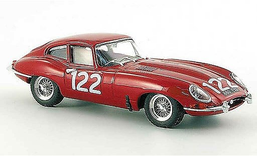 Jaguar E-Type 1963 1/43 Best E Coupe Targa Florio No.122 Ravetto/Baggio coche miniatura