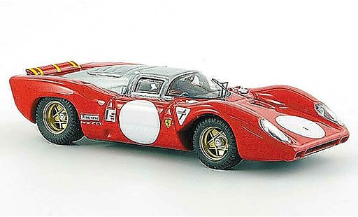 Ferrari 312 P 1/43 Best Coupe Monza Prova rojo/gris 1969 coche miniatura