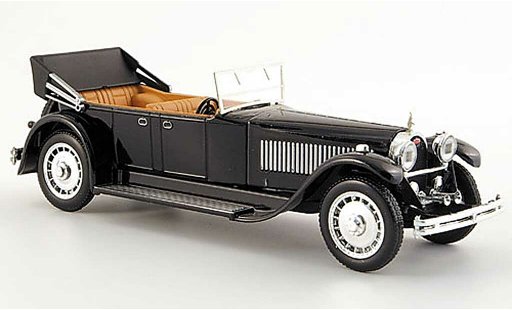 Bugatti 41 torpedo 1/43 Rio Royale negro con Motornachbildung 1927 coche miniatura