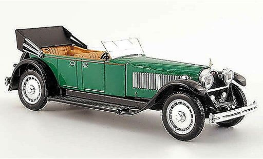 Bugatti 41 torpedo 1/43 Rio Royale verde/negro con Motornachbild 1928 coche miniatura