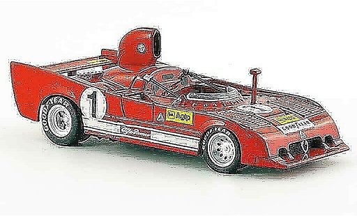 Alfa Romeo 33.3 sc12 1/43 M4 1976 sc 12 no.1 merzaio casoni coppa florio coche miniatura