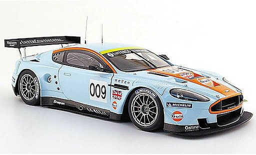 Aston Martin DBR9 gt1 1/18 Autoart no.009 gulf 24h le mans 2008 coche miniatura