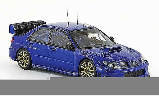 Subaru Impreza WRC 1/43 Autoart azul plain body version 2008 coche miniatura