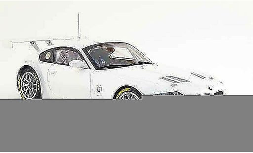 Bmw Z4 course 1/18 Autoart E85 race car coupe plain body blanco 2007 coche miniatura