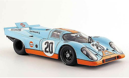 Porsche 917 1971 1/18 Autoart k no.20 gulf steve mcqueen 24h le mans coche miniatura