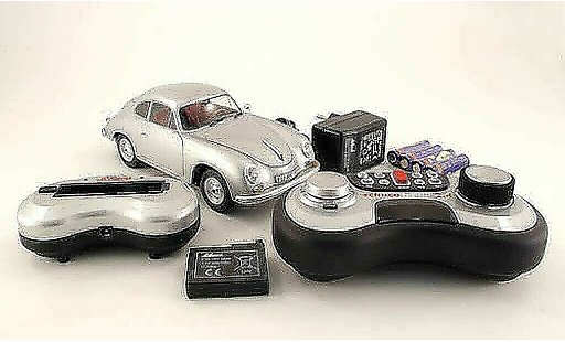 Porsche 356 A A 1/18 Schuco A coupe gris con funktionen coche miniatura