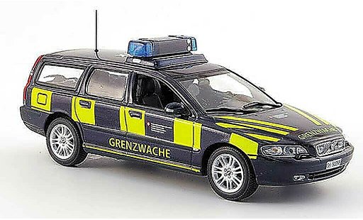 Volvo V70 Base 1/43 Minichamps Familiar Grenzwache Schweizer Zoll coche miniatura
