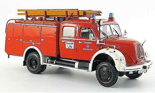 Magirus TLF 16 Merkur 1/43 Minichamps A pompier Bayreuth 1957 coche miniatura
