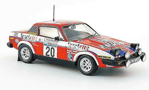 Triumph TR7 1980 1/43 Trofeu No.20 Sparkrite Clark Wilson RAC Rally coche miniatura