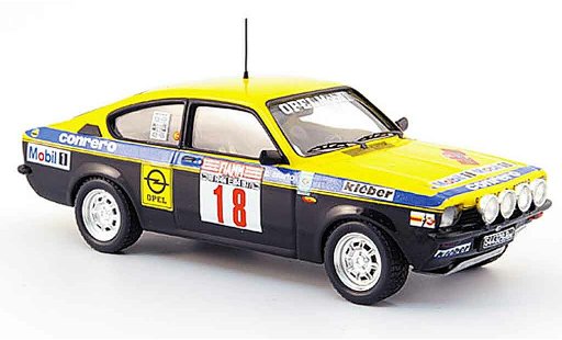 Opel Kadett GT 1/43 Trofeu e no.18 conrero elby rallye 1977 coche miniatura
