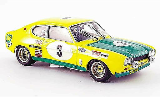 Ford Capri RS 2600 1/43 Trofeu No.3 Zweiter Platz 24H Spa 1972 coche miniatura